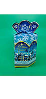 Коробка для конфет №212 "Новогодние дома" (700 гр)