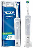Електрична зубна щітка Oral-B Braun Vitality 100 Біла + зарядний пристрій, фото 6
