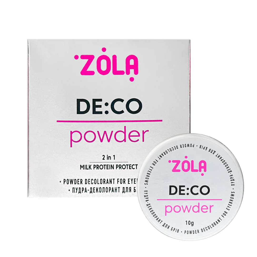 Zola Пудра деколорант для брів DE:CO Powder, 10 г