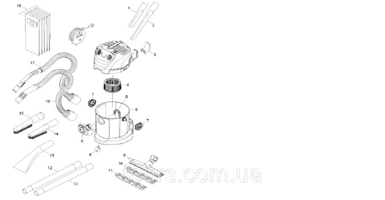 Запасные части для Karcher WD 4.200 - фото 3 - id-p352611051