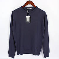 Мужская кофта (свитер/свитшот), мягкий приятный материал (хлопок), цвет белый Темно-серый, M