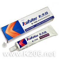 Герметик Kafuter K-705 Однокомпонентный прозрачный силиконовый клей - герметик. Масса: 45 грамм.
