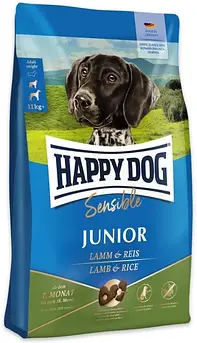 Сухий корм Happy Dog Junior Lamb&Rice для цуценят на основі ягняти 10 кг