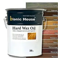 Масло-воск для паркета и деревянного пола Bionic House Hard Wax Oil 10 л Белый