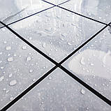 Самоклеюча вінілова PET плитка квадрати Сірий мармур 30х30CMх4MM, фото 6