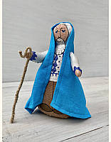 Текстильний персонаж вертепу різдвяний ароматизований "Йосип" ручної роботи, handmade святковий декор