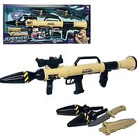 Іграшка для хлопчика військовий набір зброї з гранатометом дитячий М 037