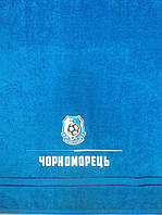 Рушник махровий банний із символікою ФК Чорноморець