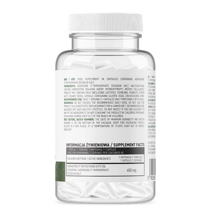 Аденозинтрифосфат ATP Vege 60 Caps, фото 2