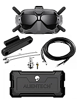 Комплект Alientech антена + кабель 8 м + перехідник + DJI FPV Goggles V2