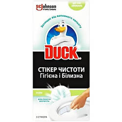 Стикер для чищення унітаза Duck Лайм 3 шт.