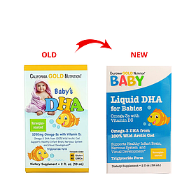 ДГК для дітей дитяча омега-3 з вітаміном D3 California Gold Nutrition,1050 мг 59 мл