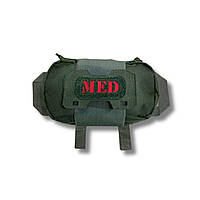 Тактический подсумок мини медицинский тактический горизонтальный Olive green,медицинская сумка