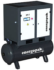 Гвинтовий компресор Energopak EP 7-T270 з ресивером 270л  (1,2 м3/хв, 7,5 бар, 7,5 кВт)