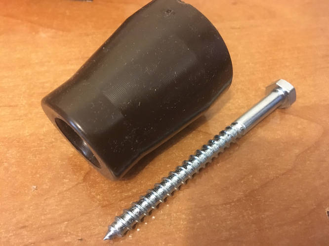 Отбойник двери большой коричневый (ID#1159349932), цена: 95 ₴, купить ...