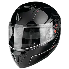 МОТОШОЛОМ МОДУЛЯР MT ATOM SV SOLID A1 КОЛІР ЧОРНИЙ ГЛЯНЦЕВИЙ