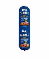 Колбаса для собак Brit Premium Sausage Sport 95% Beef & Fish с говядиной и рыбой 800г