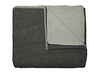 Одеяло шерстяное жаккардовое Vladi - Люкс Face 01/2 бело-св.коричневое 200*220 евро