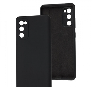 Чехол Silicone Case full для Samsung S20 FE (G780) Black