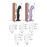 Насадка для страпона Strap-On-Me Dildo Plug P&G Lilas Metallic M 777Store.com.ua, фото 5