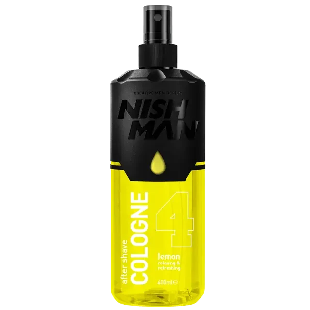 Одеколон после бритья Nishman №4 Lemon After Shave Cologne 400мл