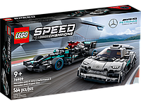 Конструктор LEGO Speed Champions Mercedes-AMG F1 W12 E Performance та Mercedes-AMG Project One (76909)