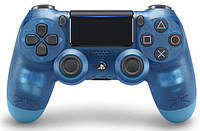 Беспроводной джойстик для PS4 Sony Dualshock PS4 Синий прозрачный