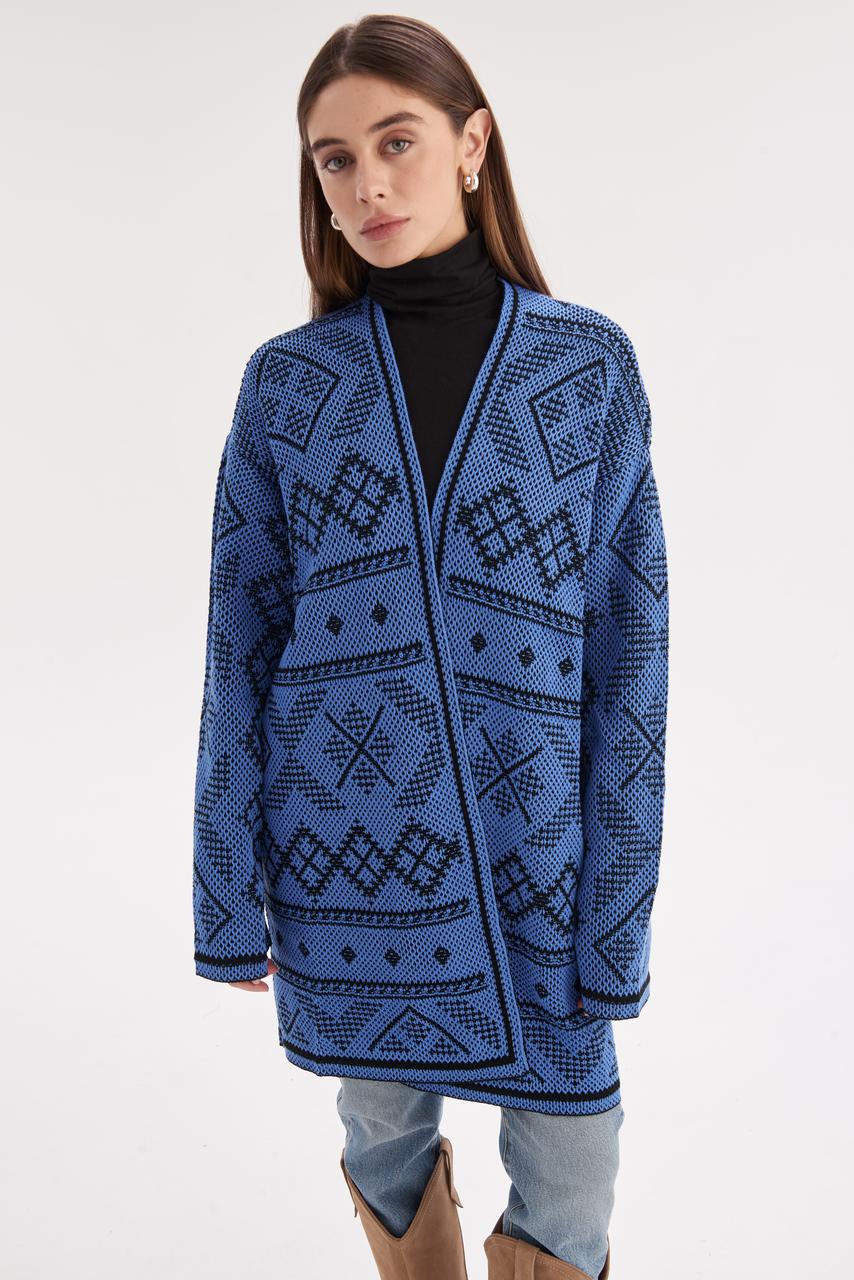 В'язаний кардиган "Рута" (синій)