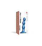 Насадка для страпона Strap-On-Me DILDO PLUG BALLS BLEU METALLIC - M 777Store.com.ua, фото 5