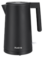 Электрочайник Magio МG-491 двухслойный черный