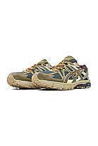 Чоловічі Кросівки Asics Gel Kahana 8 Turquoise Beige Khaki / Асікс Гел-Кахана 8 Бірюзові з Бежевим та Хакі, фото 5