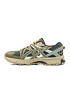 Чоловічі Кросівки Asics Gel Kahana 8 Turquoise Beige Khaki / Асікс Гел-Кахана 8 Бірюзові з Бежевим та Хакі, фото 3