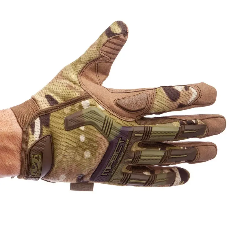 Мужские осенние штурмовые перчатки mechanix m-pact мультикам, военные перчатки с усиленными вставками Armorte XL - фото 1 - id-p1996822948