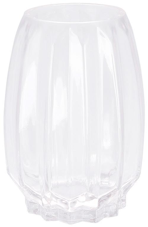 Ваза для квітів зі скла Ancient Glass "Scandinavia" Ø14x20см buuba , прозоре скло, фото 1