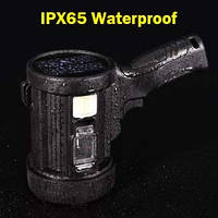 Сток. Супер'яскравий світлодіодний акумуляторний ліхтар, супер'яскравий прожектор.