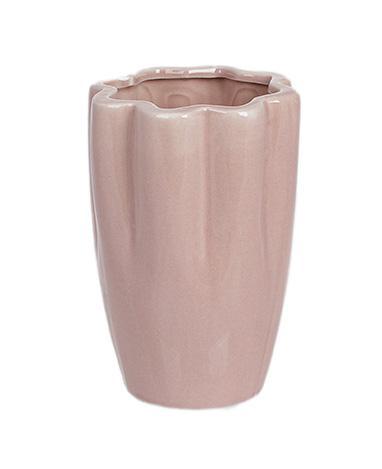 Ваза порцелянова Stone Flower "Фіорі" Ø9х13см greenpharm , попелястий рожевий, фото 1