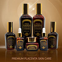 Антивіковий набір косметики для догляду за шкірою 3W Clinic Premium Placenta 7 Items Set, фото 2