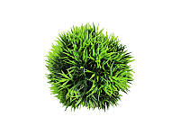 Растение искусственное, Moss, 8 см. Декоративный мох в аквариум в виде шарика