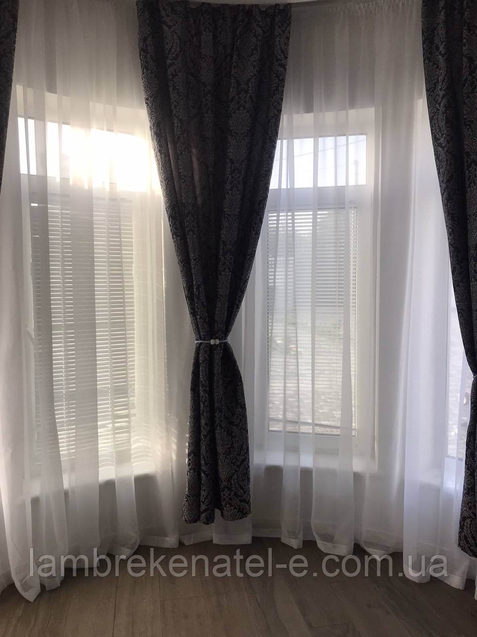 Готовий тюль шифон 6 м/3,0 м у зал, спальню, вітальню