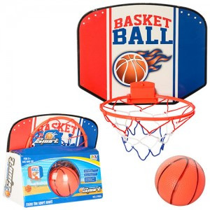 Баскетбольное кольцо со щитом, сеткой и мячиком - фото 3 - id-p1996781488