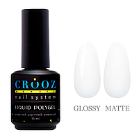 Crooz Liquid Polygel №07 - жидкий полигель, молочный, 15 мл