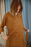 Сукня для вагітних Pregnant Style Joanne 44 коричнева, фото 5