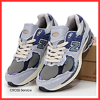 Кроссовки женские и мужские New Balance 2002R Blue/ Нью Баланс 2002Р голубые