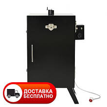 Електрична коптильня гарячого копчення Daddy Smoke 380х450х1000 мм з конвекційним вентилятором