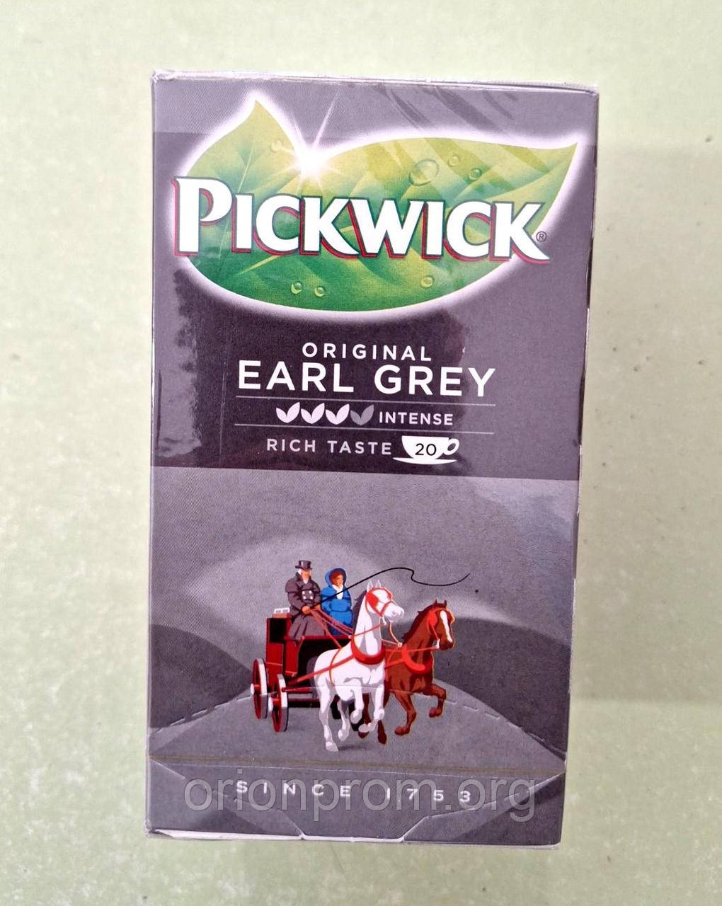 Чай Pickwick Original Earl Grey 20 пакетів чорний
