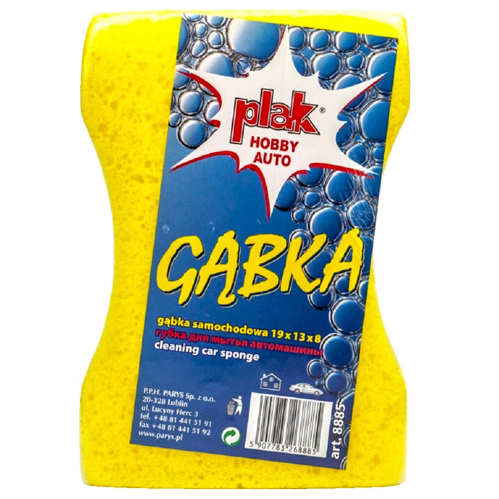 Поролонова губка для мийки авто Atas Plak Gabka 18×12×8см