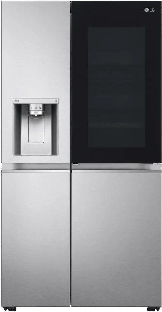 Холодильник з морозильною камерою LG GSXV90BSAE