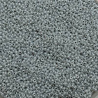 Бісер Preciosa 523\10\0\37342, перлинний, сірий світлий, 5 грам, Сірий