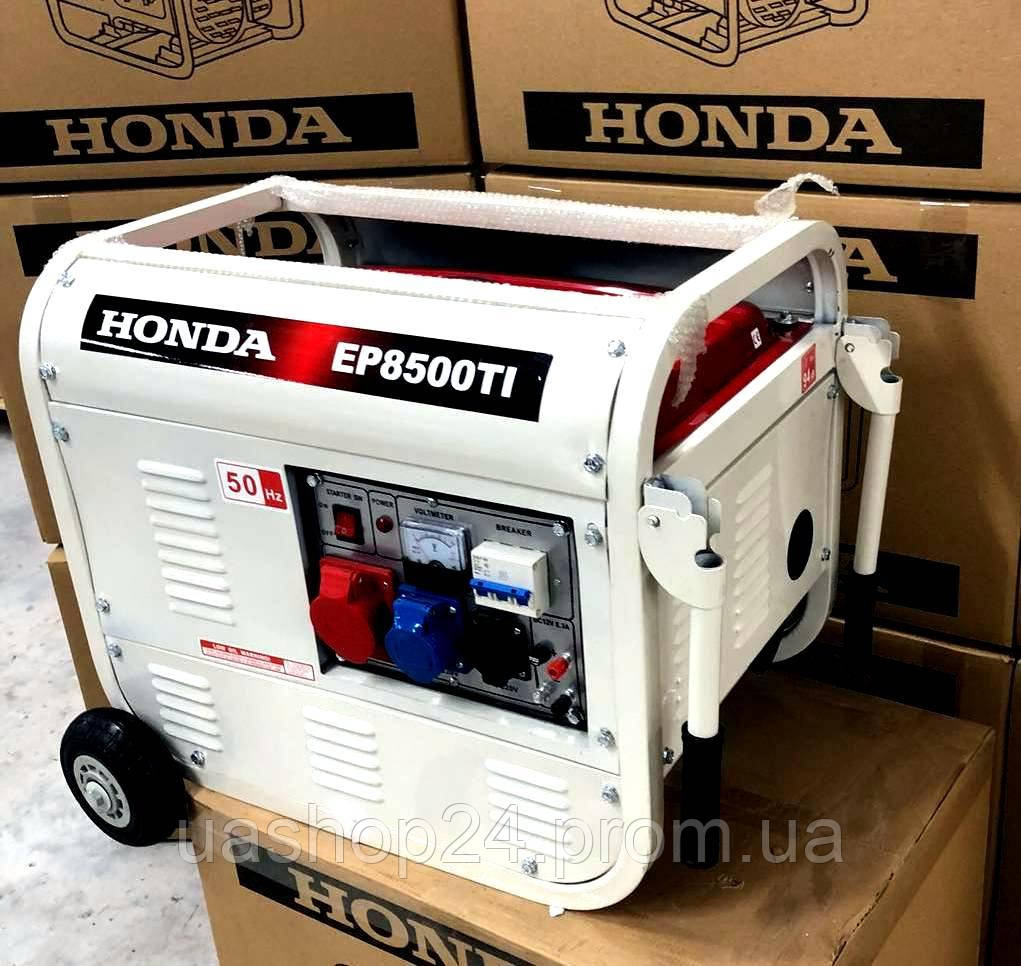 Електрогенератор газ-бензин Honda 8500W 3-фазний, 6,5 кВт - фото 2 - id-p1996845911