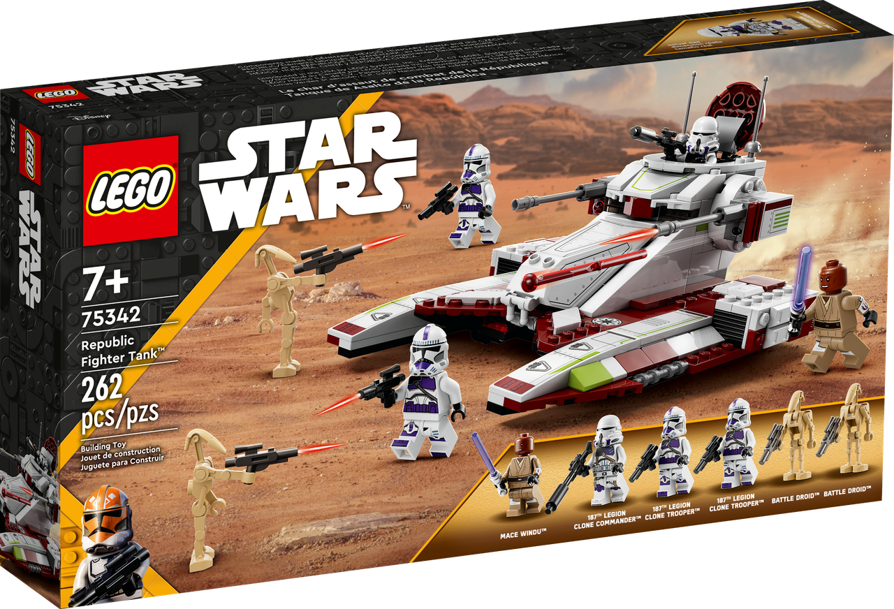 Конструктор LEGO Star Wars, Лего Зоряні Війни Бойовий танк Республіки (75342)